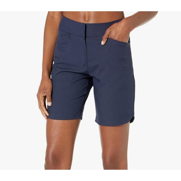 Puma Golf Athletic Performance Bermuda Shorts Navy Blue Size XL NEW - Picture 1 of 9